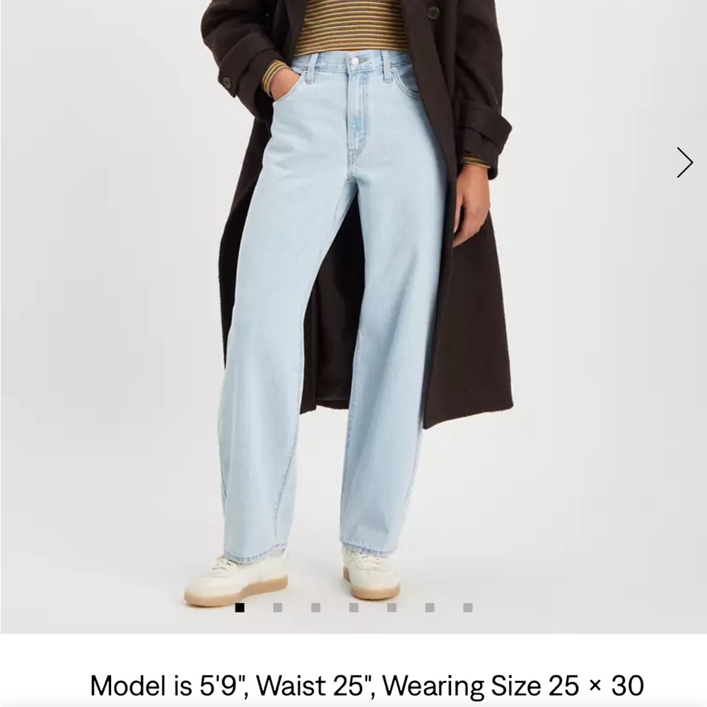 NWT Levi’s Baggy Dad Women’s Jeans in Light Wash - size 29